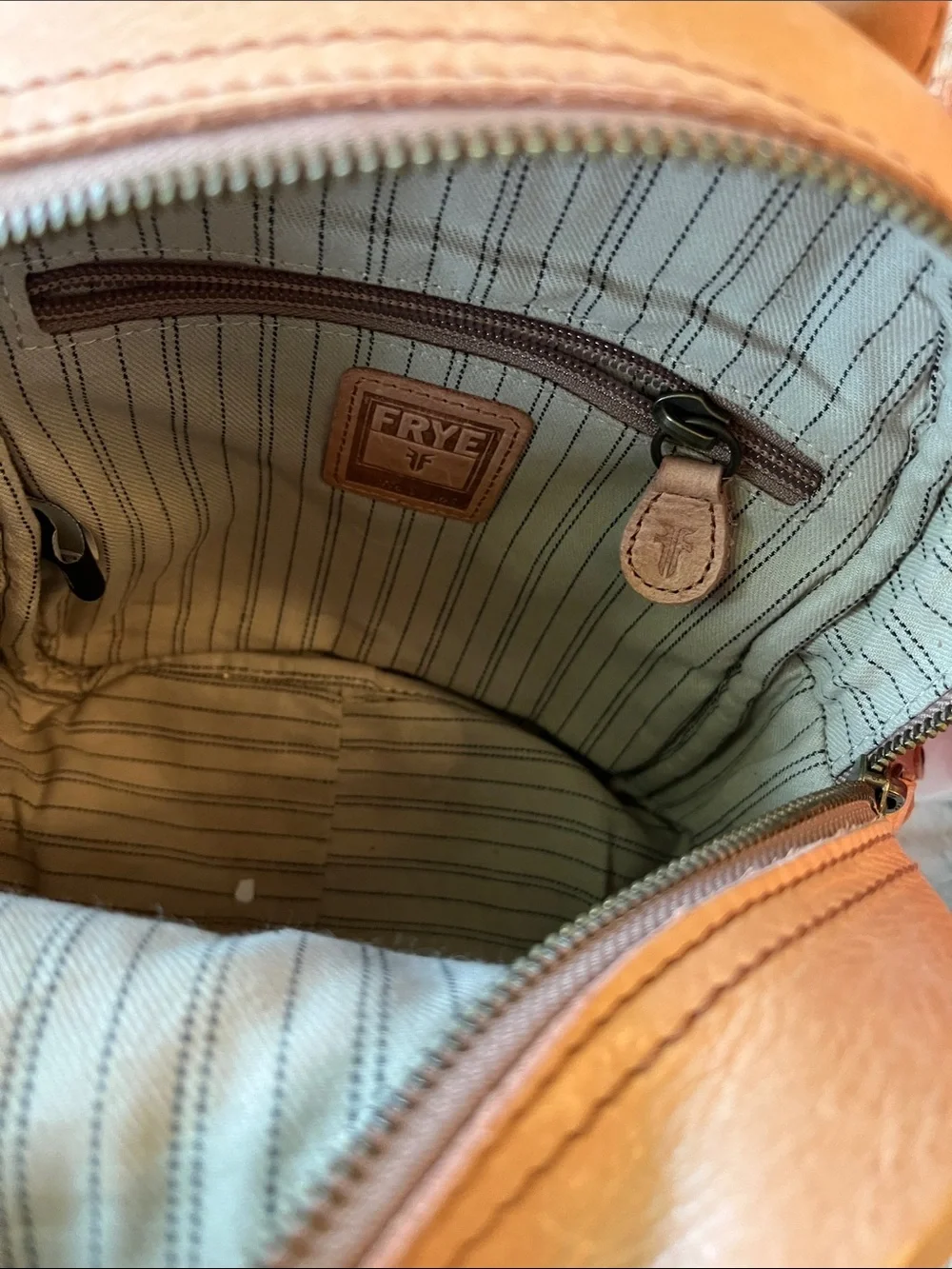 Frye Leather Mini Backpack